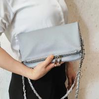 Bolsos cruzados con cadena de moda para Mujer, Bolsos de Mujer Carter para Mujer, bandolera de hombro plegable - details 3