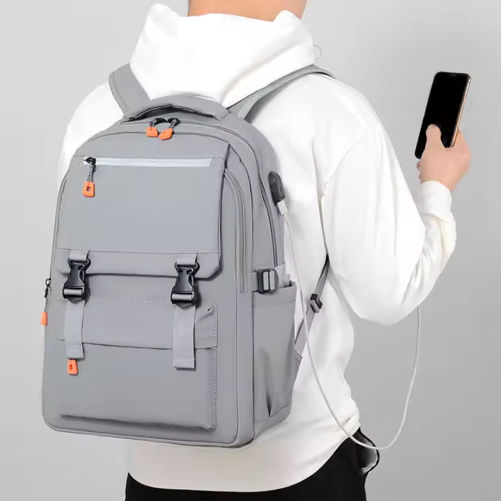 Nueva mochila de moda, bolso de viaje de gran capacidad para ordenador portátil de negocios para hombres, mochila para estudiantes universitarios - 1