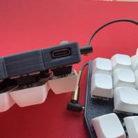 Teclado Corne V4 Spilt negro con cable, modo único, intercambio en caliente, teclado con bocina, RGB personalizado, VIAL, Kit de teclado ergonómico, accesorios para jugadores - details 32