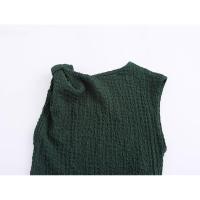 Casual Chic Verano Sin mangas s, Moda femenina larga y recta por - details 5