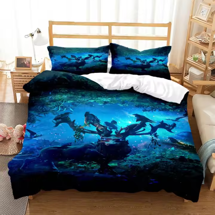 Elk God of Luck, edredón personalizable suave y cómodo, juegos de cama, funda de edredón de lujo, ropa de cama personalizada - 1