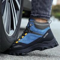 Zapatos de Seguridad de Acero Zapatillas Deportivas con Punta de Acero Indestructibles para Sitio de Construcción Moda de Alta Calidad - details 6