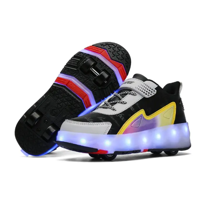 Nueva Mafia Zapatos De Cuatro Ruedas Patines Niños Niños Con Ruedas Zapatos Niñas Zapatos Casuales - 1