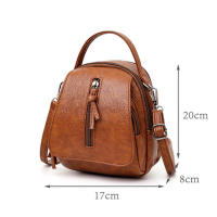 Bolso bandolera vintage informal, pequeño cuero de PU para mujer, bolso para teléfono de diseñador - details 20