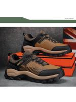 Zapatillas de deporte para hombre, zapatos de senderismo, botas de montaña al aire libre, fondo grueso, zapatos de Trekking con cordones, moda - details 13