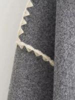 Chaqueta elegante suelta de media temporada para mujer, cuello con bufanda en zigzag, ropa de moda, otoño e invierno, 2024 - details 37