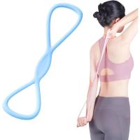 Banda de Resistencia de Silicona en Forma de Figura 8 Manijas para Fitness para Hombres/Mujeres - details 0