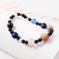 Pulsera del Sistema Solar con Cuentas Naturales - Joyería Galáctica para Mujer, Regalo Espiritual con Planetas y Estrellas, Bisutería de Lujo y Energía Cósmica - details 1