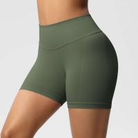 Pantalones cortos de gimnasio ajustados de estiramiento alto cómodos respirables deportivos de cintura para mujer, ropa deportiva para mujer para - details 18