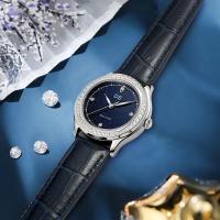 Dugary Fashion Crystal quartz Watch zafiro Star Steel Women 's Watch impermeable y luminosa religio masculino - details 2