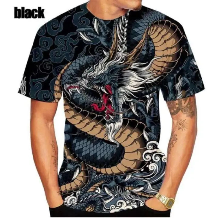 Camiseta con estampado 3d de moda fresca de verano, talla grande, deportes de ocio para hombres y mujeres, transpirable, secado rápido - 1