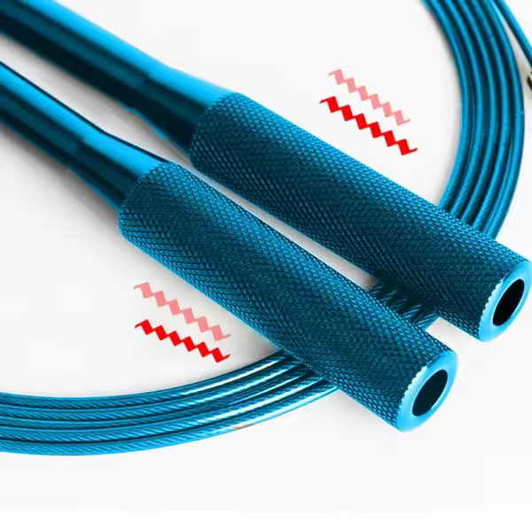 Mov-Comba de Crossfit Profesional de Aluminio, Comba de Fitness con Rodamientos y Mango Antideslizante, Cuerda de Saltar, Boxeo - 1