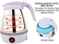 Tetera Eléctrica Plegable Portátil Pequeña Olla Caliente de Silica Gel para Café, Té, Viajes, Acampadas, Picnics, Negocios - details 1