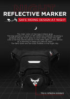 MOTOCENTRIC Motocicleta Cintura Baja Bolsa de Pierna Cinturón de Muslo Cadera Bum Impermeable Moto Táctica Viaje Ajustable Monedero para Hombres Fanny Pack Bolsas - details 5