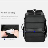 Mochila de Viaje USB 40L Expandible Resistente al Agua, Aprobada para Vuelos, Mochila Duradera para Hombres 17 Pulgadas - details 11