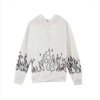 Sudadera con capucha bordada de algodón y lana de gran tamaño Decheng con impresión digital en pantalla completa para invierno, diseñada a pedido - details 6