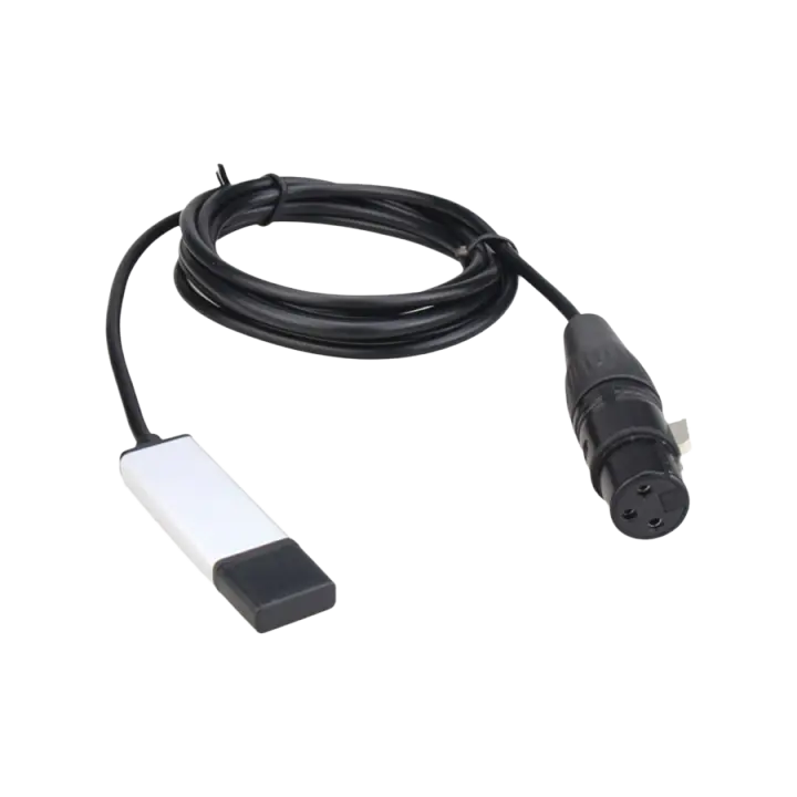 Adaptador de Interfaz USB a DMX Convertidor RS485 FTDI Cable de Escenario para Luces de Escenario - 1