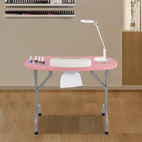 Mesa de Manicura Portátil Ventosa, Plegable, 3 Bolsas de Vacío para Cuidado de Uñas - details 10