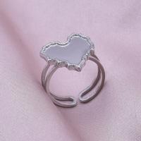 Joyería para dedos de niña, Anillos de corazón para mujer, accesorios, Anillo de acero inoxidable, suministros de amor, Anillos DIY, regalo del Día de San Valentín - details 48