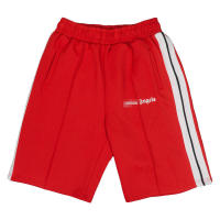 PA Angel Pantalones cortos a rayas con cinta de arcoíris, pantalones cortos holgados de cinco puntos con palmeras de calle alta, Unisex, para parejas - details 9