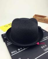 Gorra para niños, decoración de orejas para niños de verano, sombrero de Panamá ppy para niño sólido - details 23