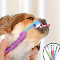 Cepillo de Dientes para Mascotas de 3 Lados Elimina el Mal aliento y la Pasta Dental - details 1