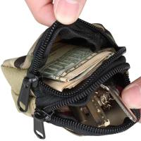 Mini cintura de nailon 1000D para acampar al aire libre, senderismo, Traveg, para hombres y mujeres, monedas, tarjetas, llaves, almacenamiento de dinero, bolsas de seguridad - details 1