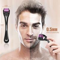 Rodillos de microagujas para la cara, Kit de rodillos Derma de titanio para piel sedosa y hermosa para jóvenes, microagujas - details 1