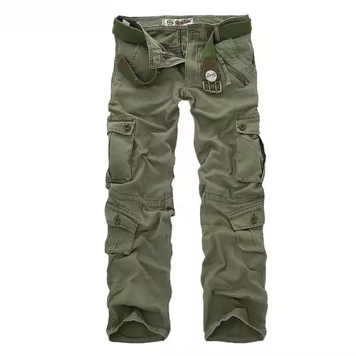 Pantalones Cargo de camuflaje para hombre, pantalones militares, bolsillo de herramientas, 7 colores, gran oferta, otoño - 1