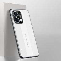 OPPO Reno 13/13 Pro Funda de cuero elegante con protección para cámara Funda protectora delgada con textura duradera antideslizante a prueba de golpes - details 4