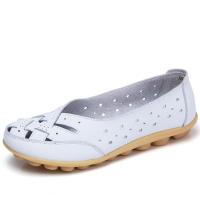 Zapatos planos de cuero sin cordones para mujer, mocasines cómodos, informales, a la moda - details 3