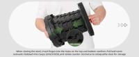 Práctico taburete plegable telescópico con mango de altura ajustable, adecuado para pescar al aire libre, acampar, hacer picnic y ver. - details 11
