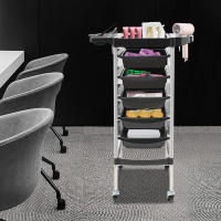 Carro de almacenamiento de herramientas para el cabello multifuncional de 6 capas, carrito de herramientas multicapa para peluquería, carrito de herramientas para permanente, carrito para el cabello, estante multifuncional de múltiples capas - details 0