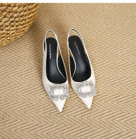 Nuevos tacones altos con correa y hebilla cuadrada de diamantes brillantes para fiesta - details 24