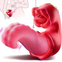 Embalaje privado SEX Vibrador, juguetes sexuales para adultos para mujeres, herramientas de masturbación femenina, vibradores de succión que lamen la lengua y la boca, clítoris anal - details 8