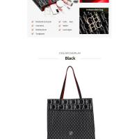 Bolso de hombro de cuero con letra CH para mujer, bolso de gran capacidad, resistente, elegante, informal, a la moda, con Base, mochila de lujo de alta gama - details 21