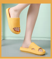 Zapatillas suaves de verano a la moda para mujer, plataforma gruesa para baño, hogar, antideslizantes para interiores, toboganes con cojín de nube para mujer - details 10