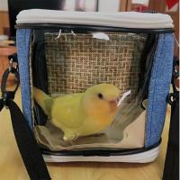 Bolsa de transporte portátil para pájaros, Mochila pequeña y ligera con correa ajustable, Ideal para viajes, entrenamiento y salidas - details 5