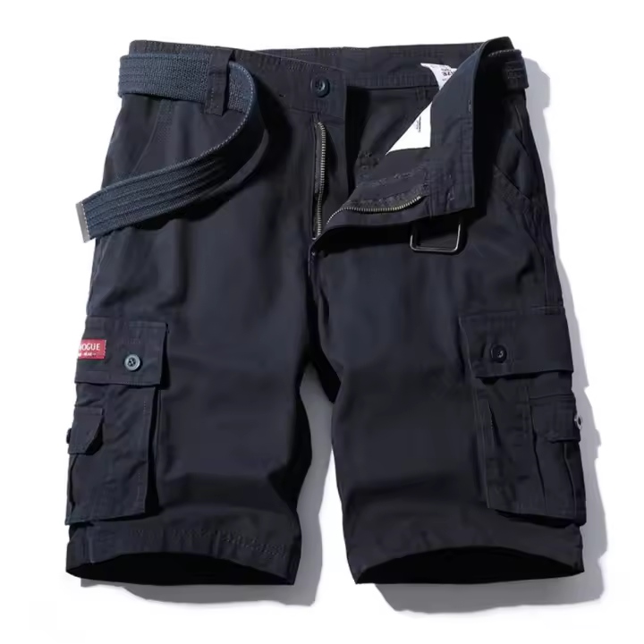 Pantalones Cortos Tácticos Transpirables para Hombre Verano 2025 con 6 Bolsillos Útiles - 1