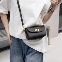 Bolso de hombro de mujer de cuero genuino con correa ajustable - Correa desmontable, gran capacidad, negro, versátil para desplazamientos, compras y fiestas, accesorio de fiesta, accesorio sofisticado, cierre de hebilla resistente - details 1
