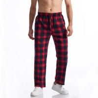 Pantalón à carreaux pour hommes, décontracté, avec cordon de serrage, droit, Harajuku, Hip-hop, pour l'extérieur, quotidien, nouvelle collection été - details 1