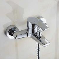 Grifo de bañera de ducha de acero inoxidable, mezclador de agua fría y caliente montado en la pared, grifo con boquilla Vae para Baño - details 3