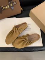 Nuevos Zapatillas de Plataforma para Mujer Primavera-Verano 2025 Versátiles Cordones de Media Pantorrilla en Piel Arrugada - details 8