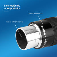SVBONY SV131 Telescópico Ocular 1.25mm PLOSSL PL Telescópico Astronómico de 4 Elementos con Campo de Visión de 48 Grados Marca Svbony - details 6