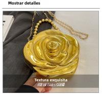 Cadena flor acrílico bolsos de las mujeres 2025 nuevos bolsos de hombro de nicho europeo y americano con cuentas cena portátil bolsos de las mujeres - details 1
