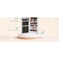 Espejo Joyero de Pared, Espejo Joyero Colgante sin Marco, Armario de Joyas con 6 LEDs para Colgar en la Pared o en la Puerta, Gran Capacidad con 2 Cajones, Blanco JJC99WT - details 9