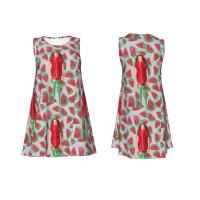 Vestido veraniego suelto personalizado H-Fine e Album S-Styles con estampado de bolsillo, vestido sin mangas para mujer para vacaciones en la playa - details 185
