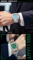 Reloj de Pulsera de Acero Inoxidable Estilo Casual Multifuncional Chronógrafo de Cuarzo - details 10