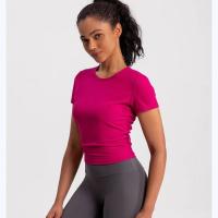 Camiseta de Yoga sin Costuras Camiseta Deportiva de Manga Corta para Mujer - details 11