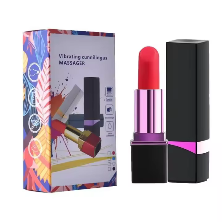 Lápiz labial femenino, vibrador de bala secreto, estimulador del clítoris, masaje de punto G, productos de juguetes sexuales para adultos para mujeres - 1